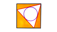 Circle in Triangle in Square