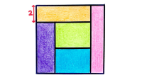 Five Rectangles Tiling a Square
