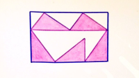 Five Triangles in a Rectangle