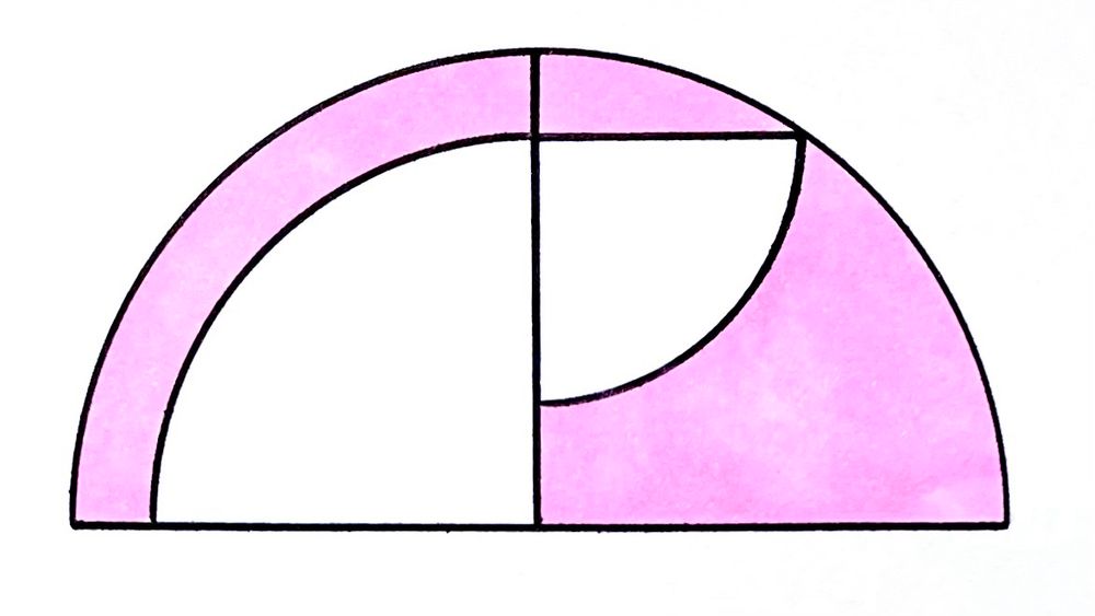 Four quarter circles II