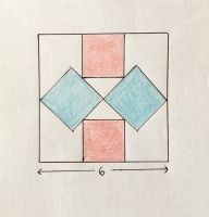 Four Squares in a Big Square