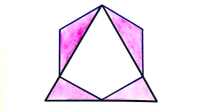 Overlapping Triangle and Hexagon