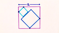Quadrilateral from Two Squares in a Square