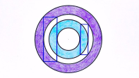 Rectangles in Concentric Rings
