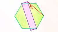 Regular hexagon and rectangle small
