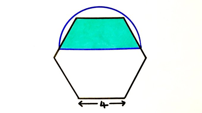 Semi-Circle on a Hexagon