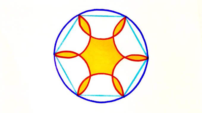 Six Semi-Circles in a Circle