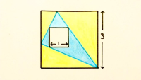 Square in a Triangle in a Square