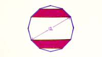 Striped Dodecagon
