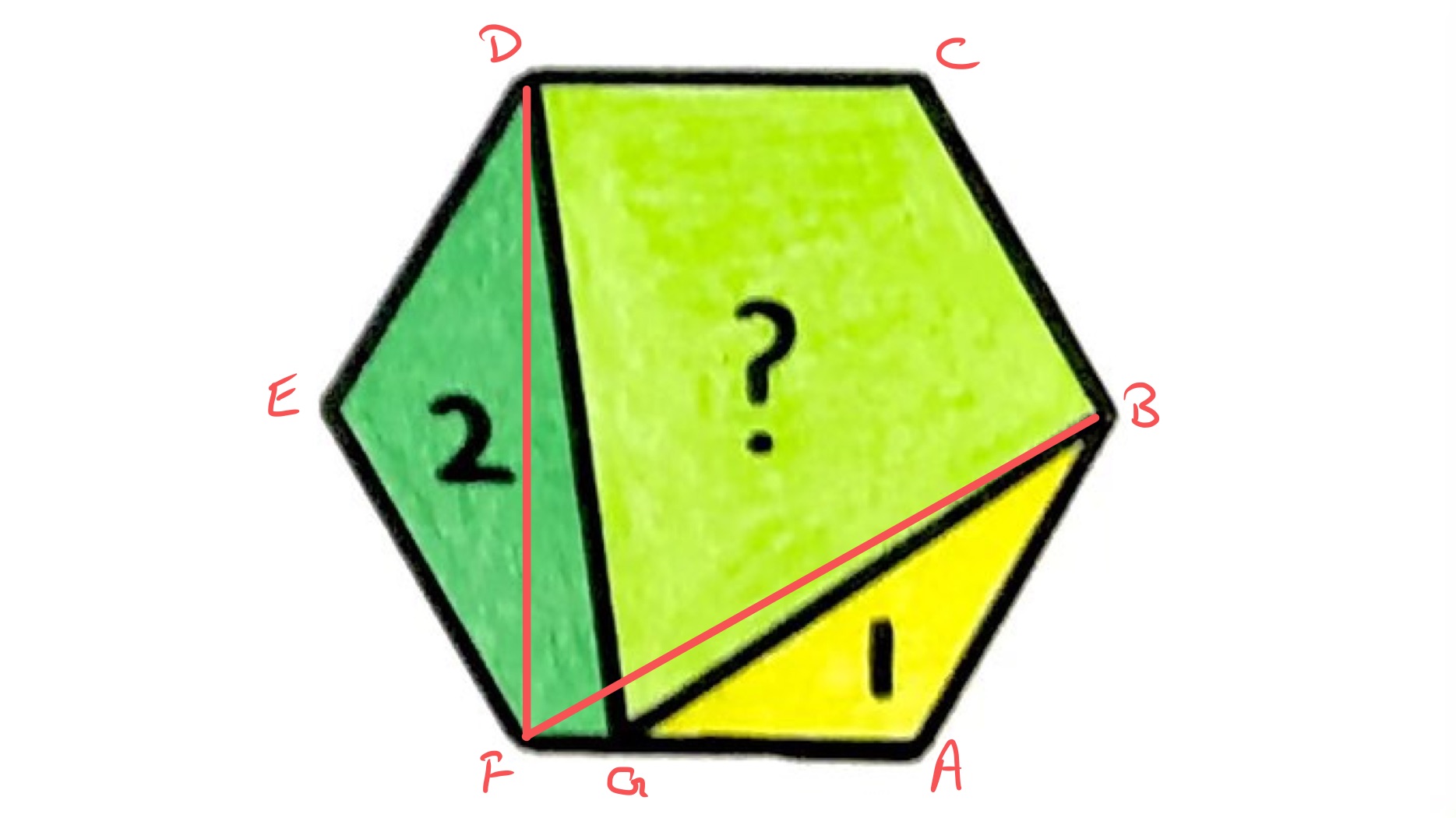 Subdivided hexagon triangle two