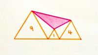 Three Aligned Triangles