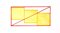 Three Congruent Squares in a Rectangle