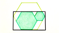 Three Hexagons and a Rectangle