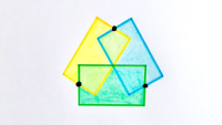 Three Rectangles as a Triangle