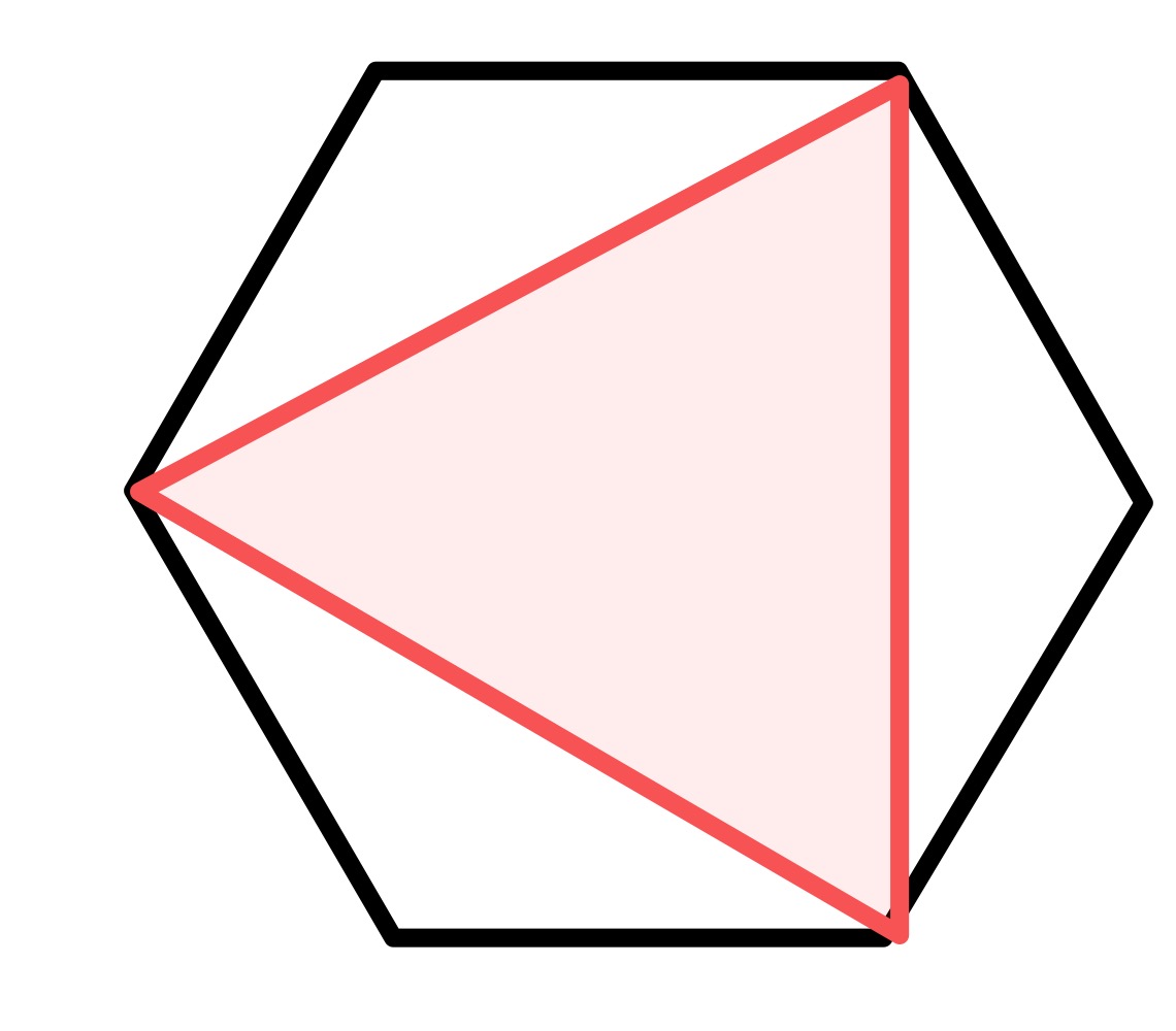 Three regular hexagons iii special A