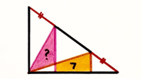 Three Right-Angled Triangles