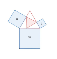 Three squares and two equilateral triangles small