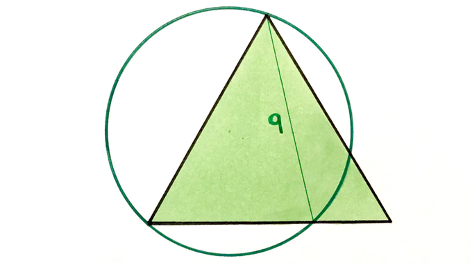 Triangle Over a Circle