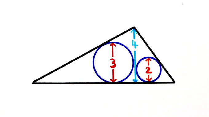 Two Circles in a Triangle
