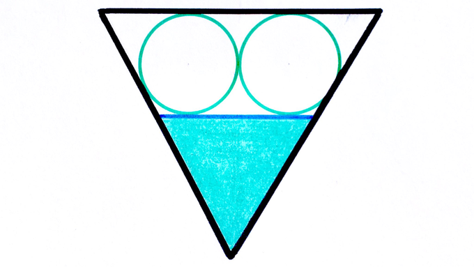 Two circles in a triangle ii