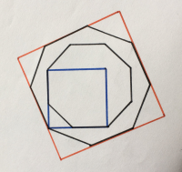 Two octagons and two squares small