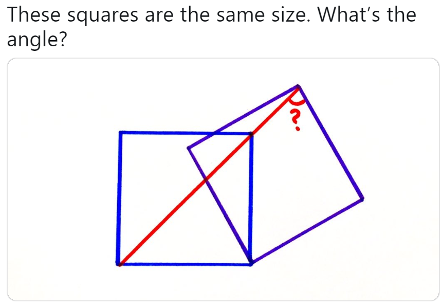 Two Overlapping Congruent Squares