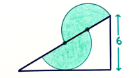 Two Semi-Circles and a Triangle